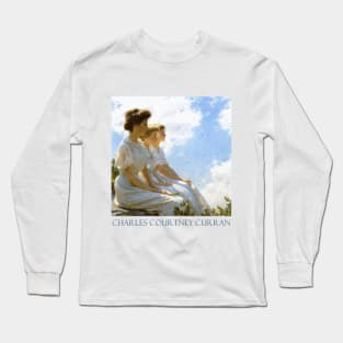 On the Heights (1909) by Charles Courtney Curran Long Sleeve T-Shirt